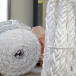 56mm/64mm/76mm 8 Strand Polyester Marine Mooring Rope With High MBL