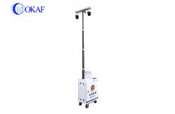 China High Speed Mobile Surveillance Trailers Dynamic Emergency Light Tower Mast Dual Stream supplier