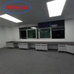 Wood Lab Furniture Materials With Chemical Resistant Laminate Multiple Cabinets C Frame for sale
