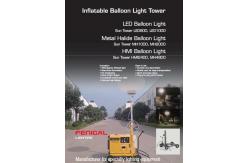China 1000w Tripod Moon Balloon Light With Transportable Mobile Lighting Vehicle supplier