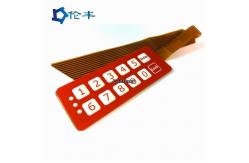 China FPC Membrane Keypad Connector Flexible Circuit Pantone Keypad Dome Switch supplier