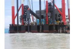 China Offshore Bvem Intelligent Bottom Feed Vibroflotation Stone Column Pile Construction Barge supplier