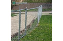 China Trash Area Odor Control Plastic Coated Chain Link Fence supplier