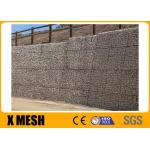 Galfan Gabion Wire Mesh Wire Dia 5mm PVC Coated Gabion Box for sale
