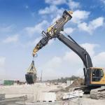 Compact Wholesale Factory Price High Quality Clamshell Telescopic Arm Bucket Weight 1600KG KM260 5.6T for sale