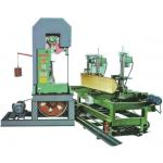 Wood cutting Vertical Band Saw Machine with Log Carriage & Working Foundation for sale