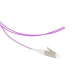 1m Yellow SM Purpel OM3 OM4 SC LC Fiber Optic Cable Pigtail With Male Connector for sale