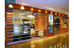 China Polycarbonate 3.0mm 9mm Bar Clear Plastic Roller Shutter Doors supplier