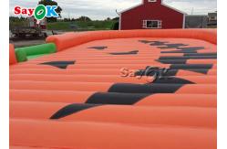 China Customized Outdoor Inflatable Pumpkin Jumping Pad For Kids supplier