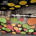 Acoustic Panel Manufacturers Polyester Ceiling Sound Absorbing Panel Systems for sale