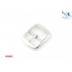 K2223 Metal Shoe Strap Buckles 20mm Zinc Alloy Hand Polished With Plating for sale