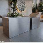 Geometric Metal Planter Pots Rust Proof With Drainage for sale