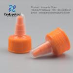 Custom PET PP Plastic Hair Conditioner Bottle Dispenser Lids Twist Top Screw Cap for sale