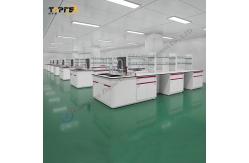 China Functional Lab Space With  Lab Island Bench Customizable Handles supplier