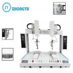 200-480C Soldering Iron Temperature Range Single Head Double Stations Desktop Automatic Soldering Machine for sale