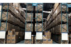 China Multi - Layer Very Narrow Aisle Racking Blue Orange Powder Coated Surface supplier