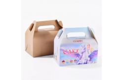 China Pantone Customized Food Packaging Box Greaseproof Folding Paper Box Varnishing supplier