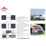 50W Semi Flexible Solar Panel Easy Installation With Pre - Drilled Holes for sale