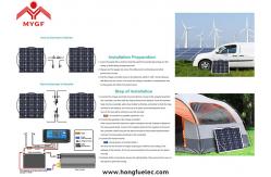 China 50W Semi Flexible Solar Panel Easy Installation With Pre - Drilled Holes supplier