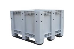 China Agriculture Collapsible Plastic Storage Crate Solid Side Perforated supplier