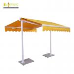 Free Standing Double Sides Balcony Retractable Awning for Sunshade/wind for sale