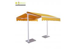 China Free Standing Double Sides Balcony Retractable Awning for Sunshade/wind supplier
