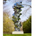 Outdoor Metal Art Stainless Steel Modern Abstract Sculpture for sale