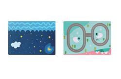 China Busy Traffic Educational Magnetic Jigsaw Puzzle Stickers For Kids supplier