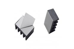 China CPU Die Cut Silicon Thermal Pad with High Thermal Conductivity and 20 Hardness supplier