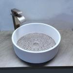 Stylish Modern Bathroom Wash Basins Without Overflow 1 Hole Design for sale