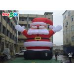 Cute LED Blow Up Christmas Decorations Spirit Giant Inflatable Santa Claus for sale