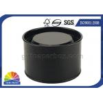 Black Metal Plug / Cap / Bottom Paper Packaging Tube Sustainable For Eye Mask for sale