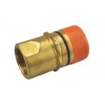 1-1/4 Thread Locked Brass Hydraulic Quick Connect Fittings for sale