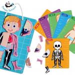 Educational Human Body Puzzle Anatomy Toys Logical Thinking Gifts For Preschoolers for sale