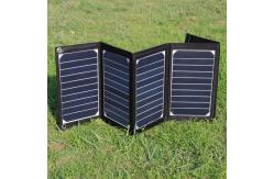 China Dual USB Charger 20W Foldable Solar Panel Bag Fold Away Solar Panels Lightweight supplier