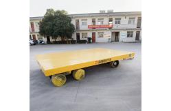 China 30 Ton Towing Trolley Steering Systems Trailers Nopower Trackless Transfer Cart supplier
