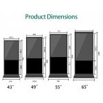 OEM/ODM Indoor Floor Standing Digital Signage With Infrared/Capacitive Touch