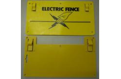 China PP Electric Fence Warning Sign supplier