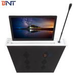 17.3 Inch Computer Screen Lift , Ultra Thin Table Monitor Motorised Lifter for sale