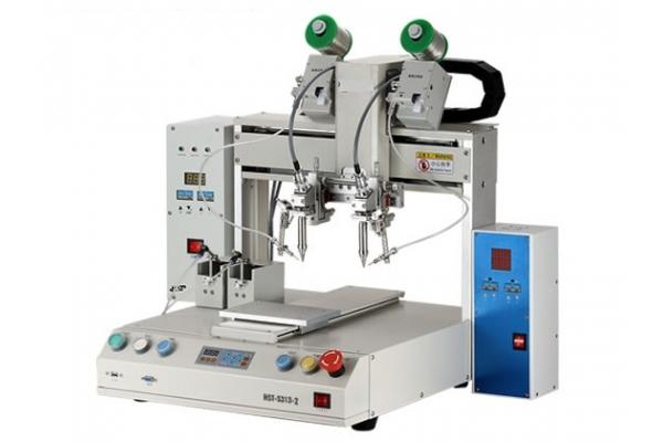 Three Axis Automatic Wave Soldering Equipment For Capacitors / Resistors