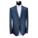 Fashion Navy Mel Mens Black Blazer Jacket Worsted Fabrics Breathable Business for sale