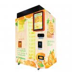 Touch Screen Cold Fresh Juice Vending Machine 24 Hours For Self Service for sale