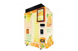 China Touch Screen Cold Fresh Juice Vending Machine 24 Hours For Self Service supplier