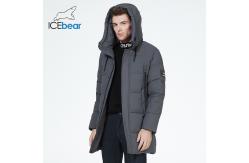 China Medium Length Man Winter Coat With Four Pocket Knitted Cuff Warm Waterproof Jacket supplier