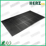 Durable Splicable ESD Rubber Mat / Anti Static Floor Mat Patented Ventilated Design