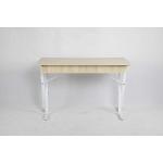 White Oak Study Home Office Computer Desk With Drawer Adjustable Base