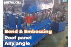 China Trapezoidal Panel Arch Curving Machine with 120° Max Bending Capability supplier