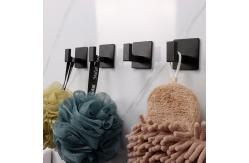 China No Drilling Waterproof Moisture-proof Self-adhesive Clothes Hooks Adhesive Towel Hooks supplier