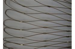 China Knotted Stainless Steel Aviary Mesh High Safety Good Fire Prevention Properties supplier