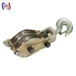 Single Sheave Tower Erection Stringing Tools Steel Pulley Block For Lifting / Hoisting for sale